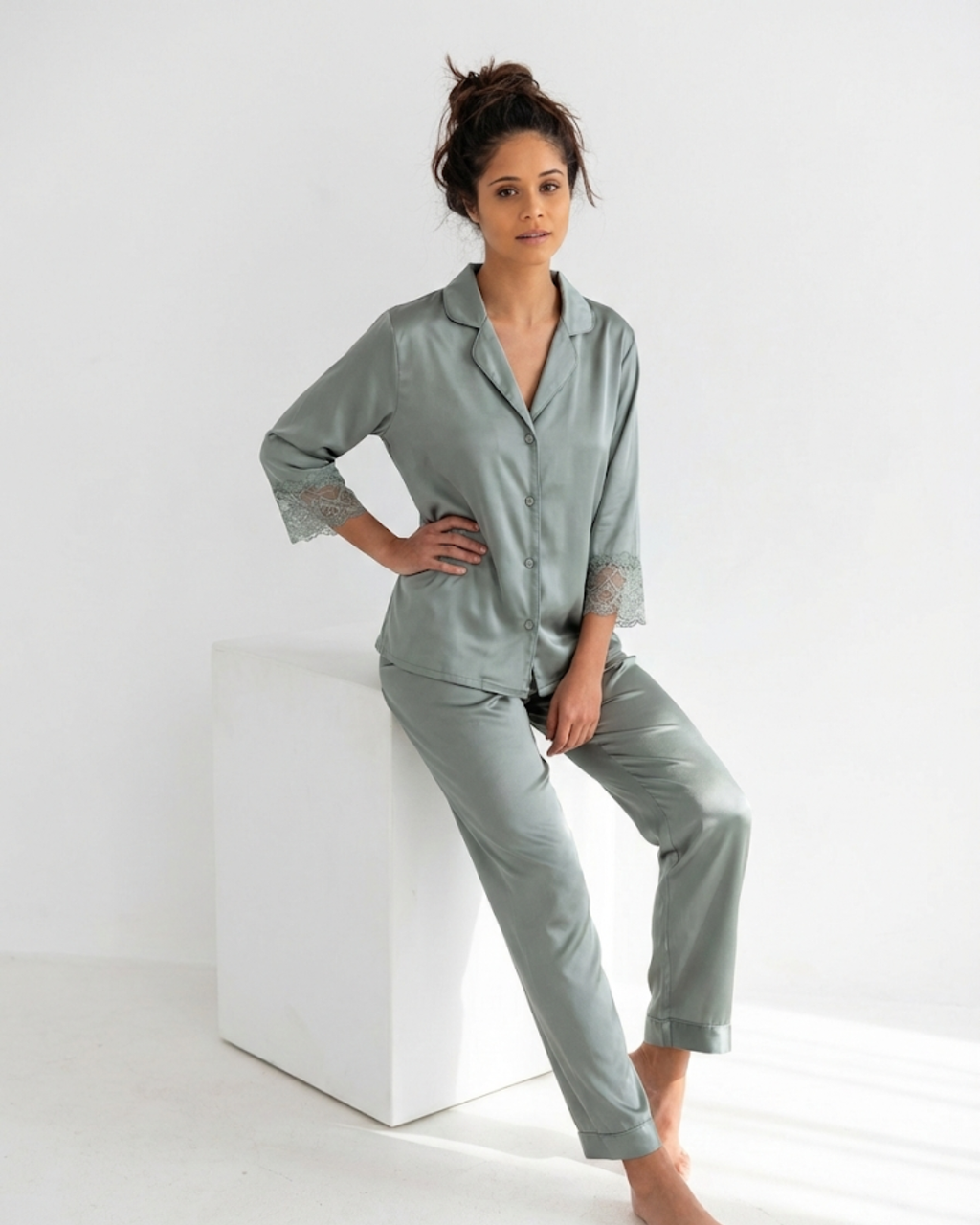 The Heritage Pista Armani Satin Set